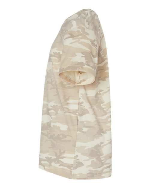 LAT Youth Fine Jersey Tee 6101 - Natural Camo