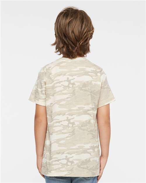 LAT Youth Fine Jersey Tee 6101 - Natural Camo