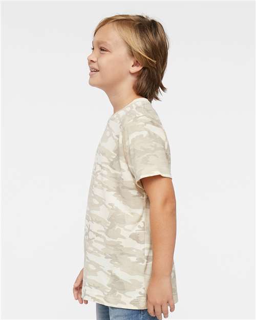 LAT Youth Fine Jersey Tee 6101 - Natural Camo