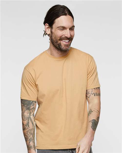 LAT Unisex Fine Jersey Tee 6901 - Latte