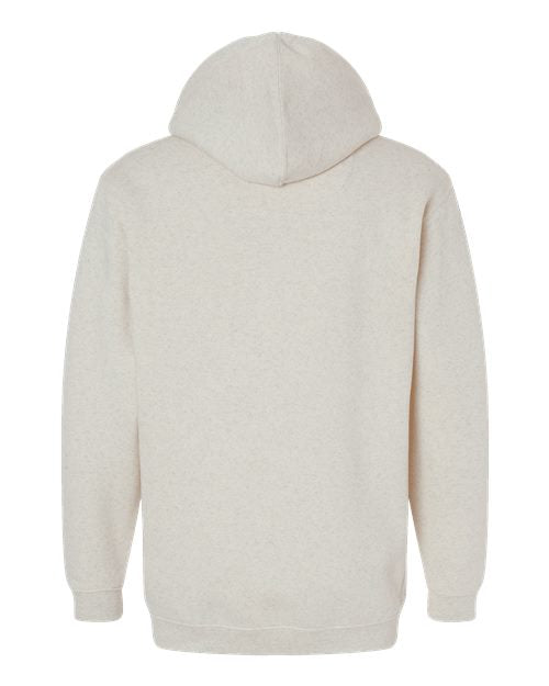 LAT Unisex Elevated Fleece Hoodie Sweatshirt 6926 - Natural Heather