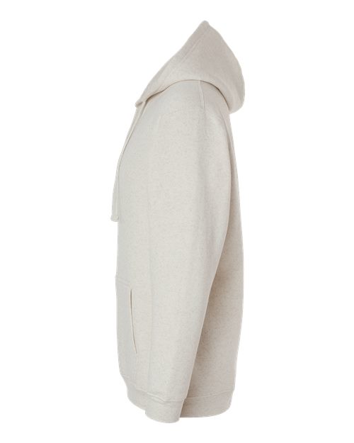 LAT Unisex Elevated Fleece Hoodie Sweatshirt 6926 - Natural Heather