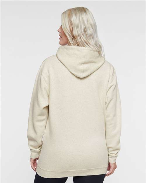 LAT Unisex Elevated Fleece Hoodie Sweatshirt 6926 - Natural Heather