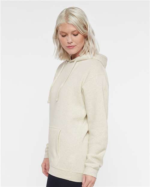 LAT Unisex Elevated Fleece Hoodie Sweatshirt 6926 - Natural Heather