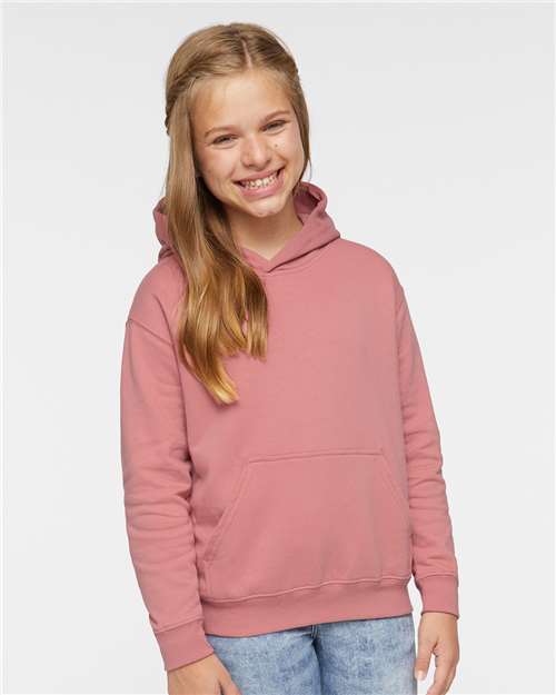 LAT Youth Fleece Hoodie Sweatshirt 2296 - Mauvelous
