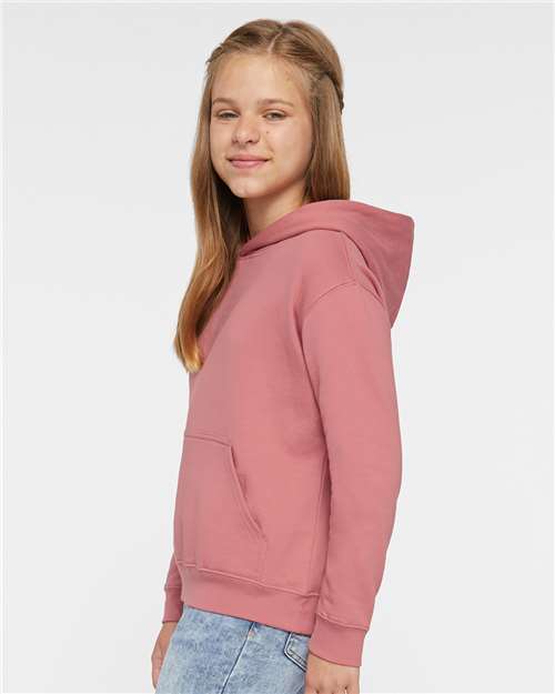 LAT Youth Fleece Hoodie Sweatshirt 2296 - Mauvelous