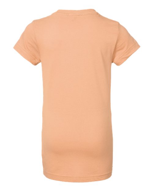 LAT Girls' Fine Jersey Tee 2616 - Peachy