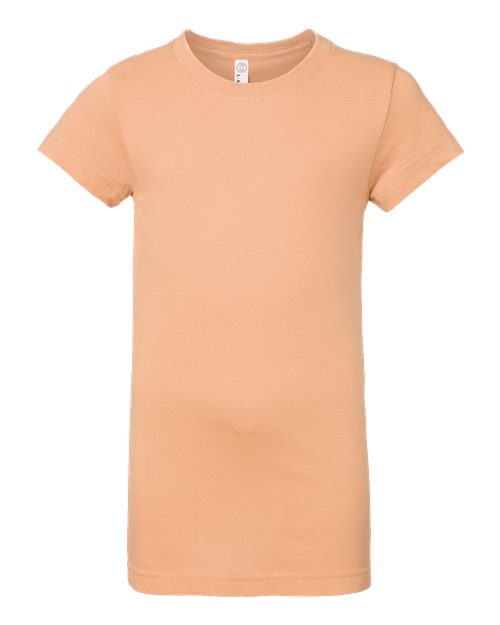 LAT Girls' Fine Jersey Tee 2616 - Peachy