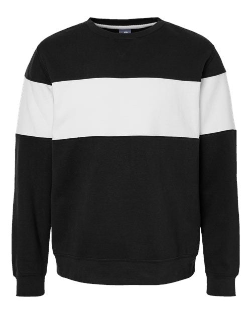 J. America Unisex Varsity Fleece Crewneck Sweatshirt 8646