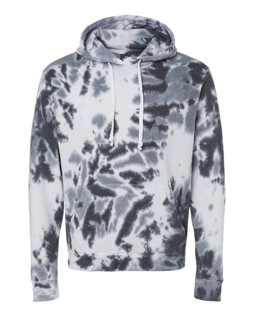 J. America Men's Tie-Dyed Fleece Hooded Sweatshirt 8861