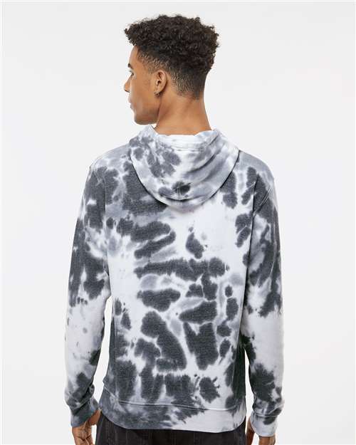 J. America Men's Tie-Dyed Fleece Hooded Sweatshirt 8861