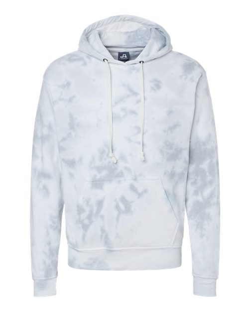 J. America Men's Tie-Dyed Fleece Hooded Sweatshirt 8861