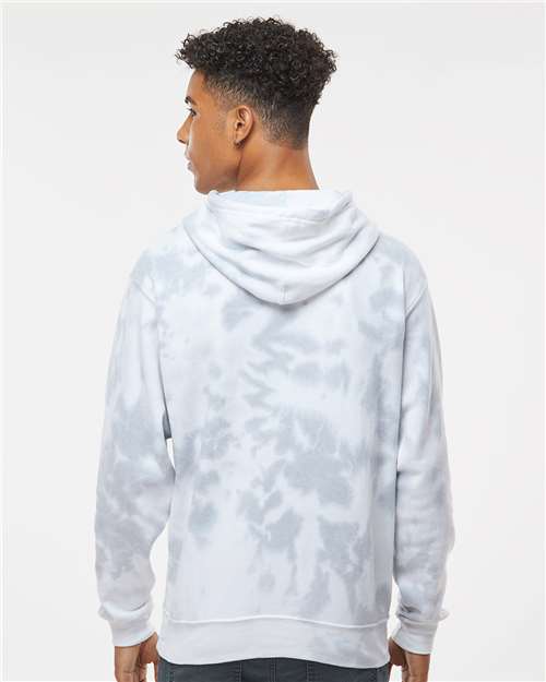J. America Men's Tie-Dyed Fleece Hooded Sweatshirt 8861