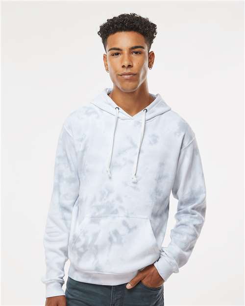 J. America Men's Tie-Dyed Fleece Hooded Sweatshirt 8861