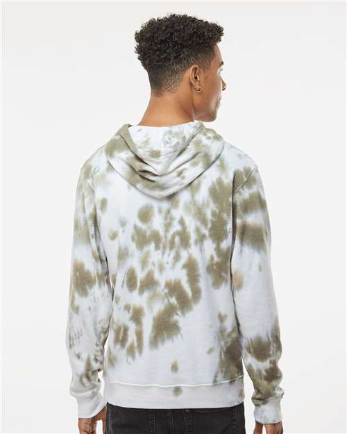 J. America Men's Tie-Dyed Fleece Hooded Sweatshirt 8861