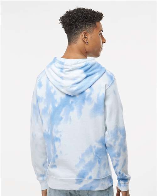 J. America Men's Tie-Dyed Fleece Hooded Sweatshirt 8861