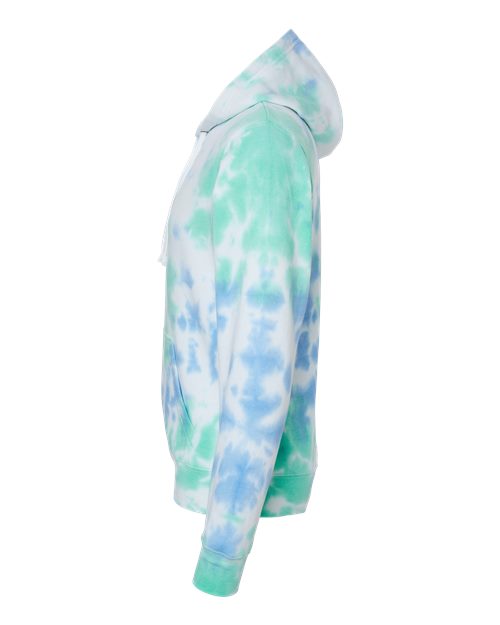 J. America Men's Tie-Dyed Fleece Hooded Sweatshirt 8861