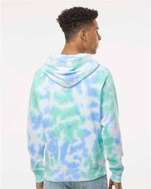 J. America Men's Tie-Dyed Fleece Hooded Sweatshirt 8861