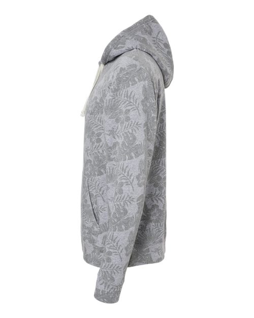 J. America Men's Triblend Fleece Hooded Sweatshirt 8871 - Grey Aloha Triblend