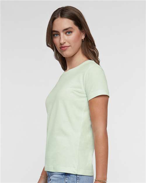 LAT Women's Fine Jersey Tee 3516 - Honeydew