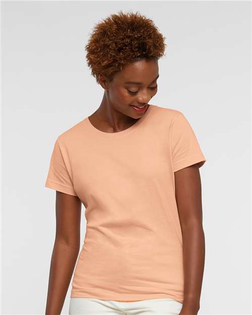 LAT Women's Fine Jersey Tee 3516 - Peachy