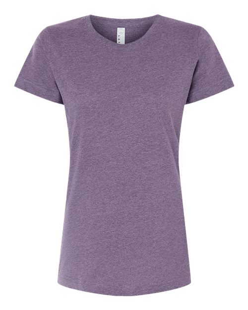 LAT Women's Fine Jersey Tee 3516 - Wisteria Blackout