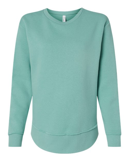 LAT Women's Weekend Fleece Crewneck Sweatshirt 3525