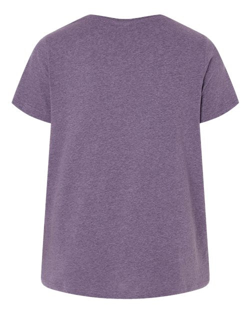 LAT Women's Curvy Collection Fine Jersey Tee 3816