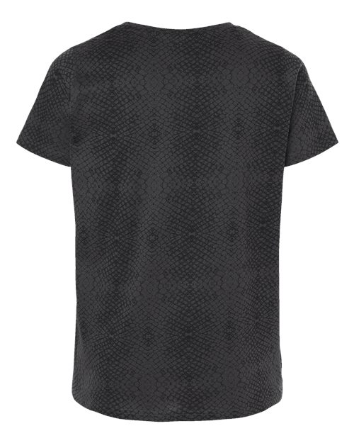 LAT Women's Curvy Collection Fine Jersey Tee 3816