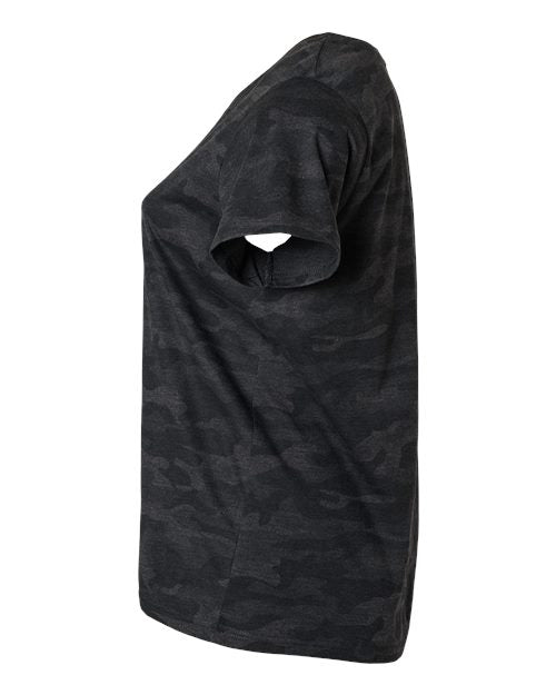 LAT Women's Curvy Collection Fine Jersey Tee 3816