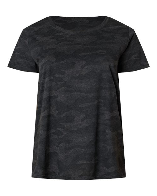 LAT Women's Curvy Collection Fine Jersey Tee 3816