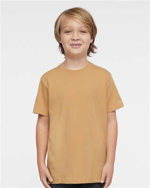 LAT Youth Fine Jersey Tee 6101 - Latte