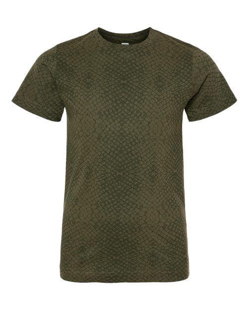 LAT Youth Fine Jersey Tee 6101 - Green Reptile