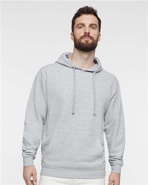 LAT Unisex Elevated Fleece Hoodie Sweatshirt 6926 - Heather