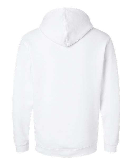 LAT Unisex Elevated Fleece Hoodie Sweatshirt 6926 - White