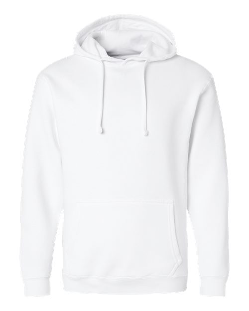 LAT Unisex Elevated Fleece Hoodie Sweatshirt 6926 - White
