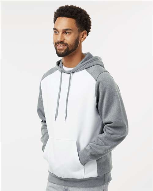 Augusta Sportswear Unisex Eco Revive™ Three-Season Triblend Fleece Hooded Sweatshirt 6865