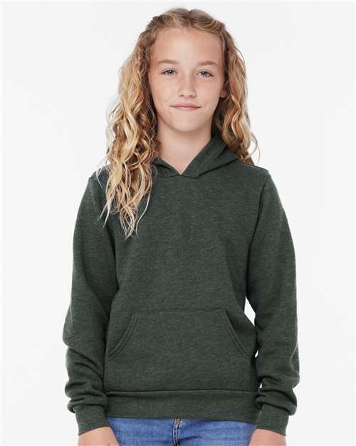 BELLA + CANVAS Youth Sponge Fleece Hoodie Sweatshirt 3719Y