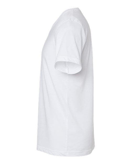 BELLA + CANVAS Unisex Heather CVC V-Neck Tee 3005CVC - Solid White Blend