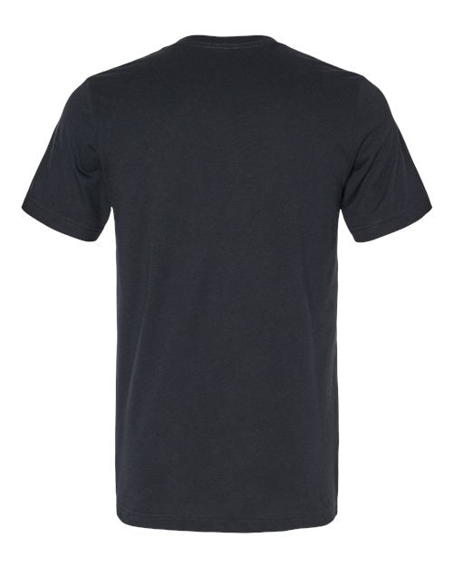 BELLA + CANVAS Unisex Heather CVC V-Neck Tee 3005CVC - Solid Black Blend