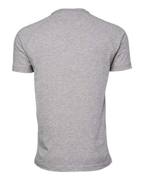 BELLA + CANVAS Men's Heather CVC Raglan Tee 3201