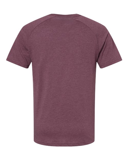 BELLA + CANVAS Men's Heather CVC Raglan Tee 3201