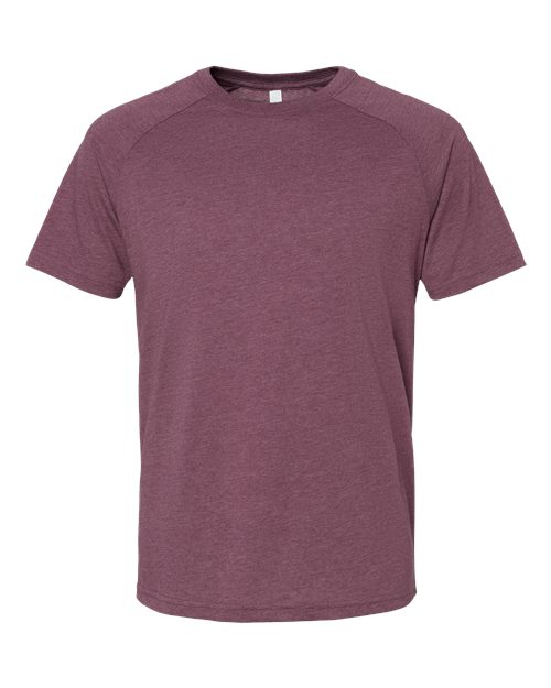 BELLA + CANVAS Men's Heather CVC Raglan Tee 3201