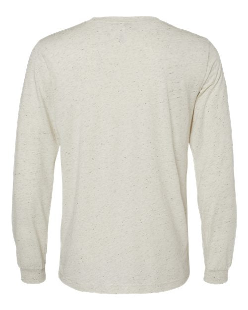 BELLA + CANVAS Unisex Triblend Long Sleeve Tee 3513 - Oatmeal Triblend