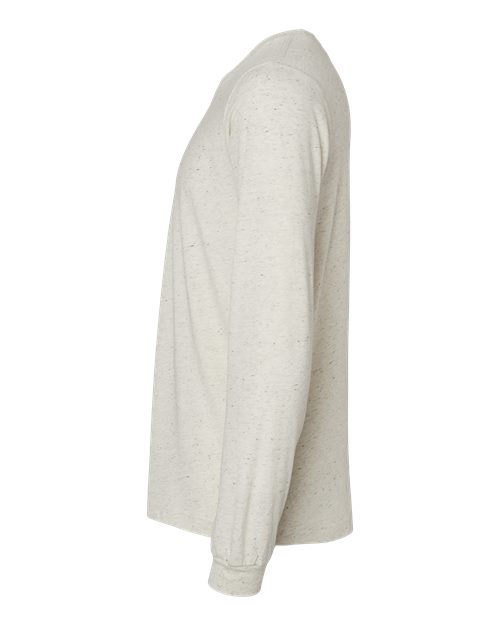 BELLA + CANVAS Unisex Triblend Long Sleeve Tee 3513 - Oatmeal Triblend