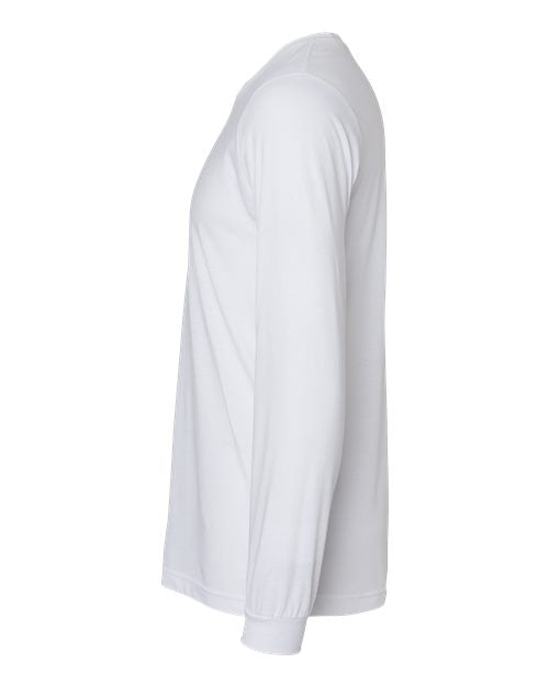 BELLA + CANVAS Unisex Triblend Long Sleeve Tee 3513 - Solid White Triblend