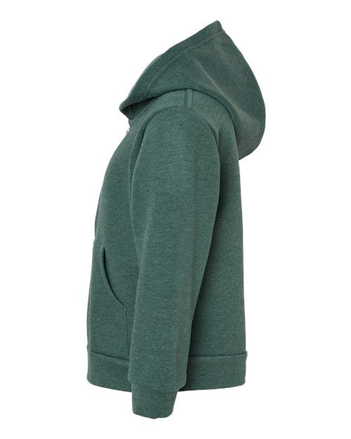 BELLA + CANVAS Toddler Sponge Fleece Full-Zip Hoodie Sweatshirt 3739T