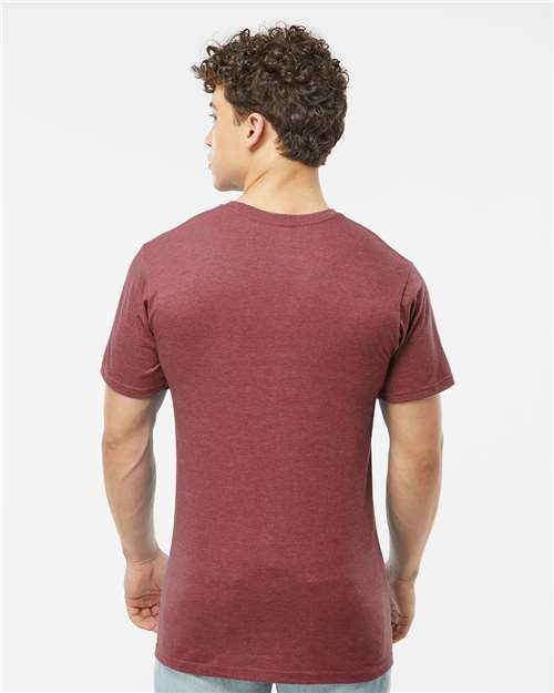 Tultex Unisex Heavyweight Jersey T-Shirt 290 - Heather Burgundy
