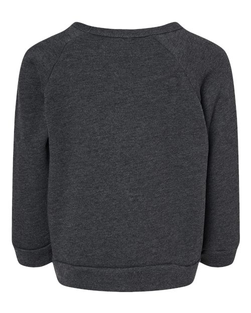 BELLA + CANVAS Toddler Sponge Fleece Raglan Crewneck Sweatshirt 3901T