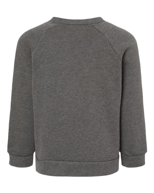 BELLA + CANVAS Toddler Sponge Fleece Raglan Crewneck Sweatshirt 3901T